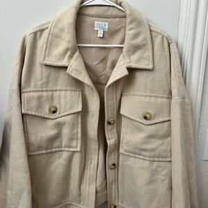 Time and Tru Light Tan Coat
